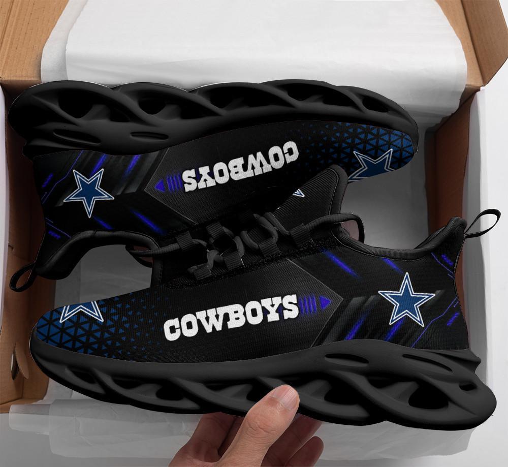 Ideafootwear Dallas Cowboys Max Soul Shoes Sneakers For Men And Women 198