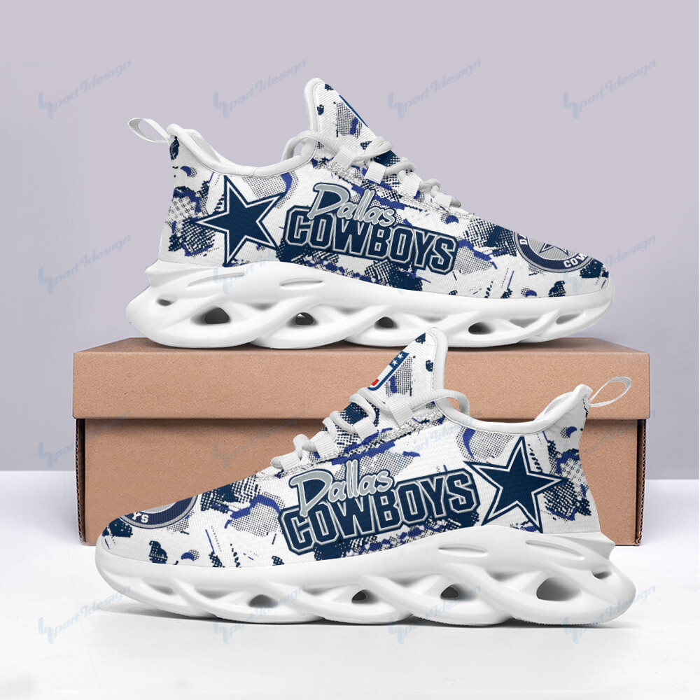 Ideafootwear Dallas Cowboys Max Soul Shoes Sneakers For Men And Women 297