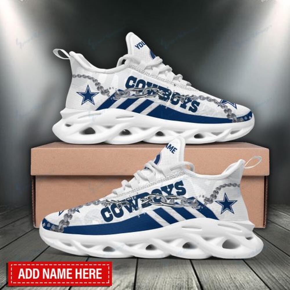 Ideafootwear Dallas Cowboys Max Soul Shoes Sneakers For Men And Women 183