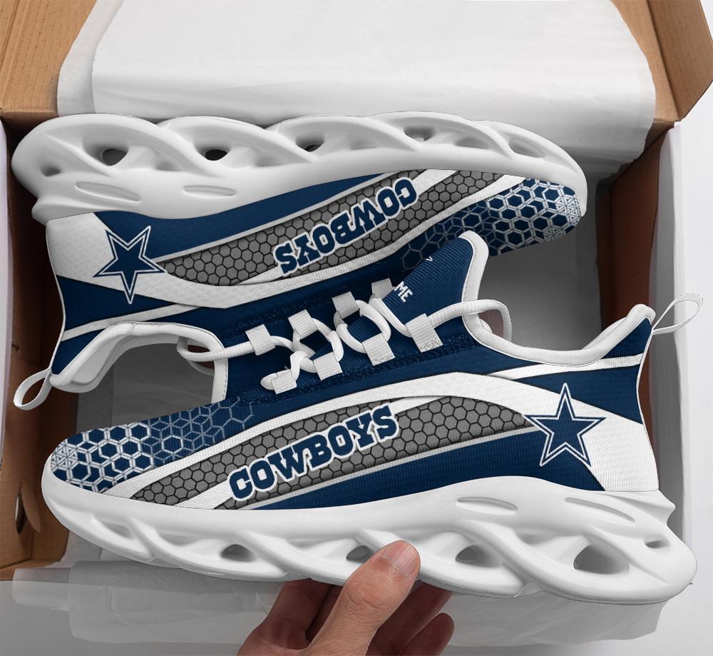 Ideafootwear Dallas Cowboys Max Soul Shoes Sneakers For Men And Women 166