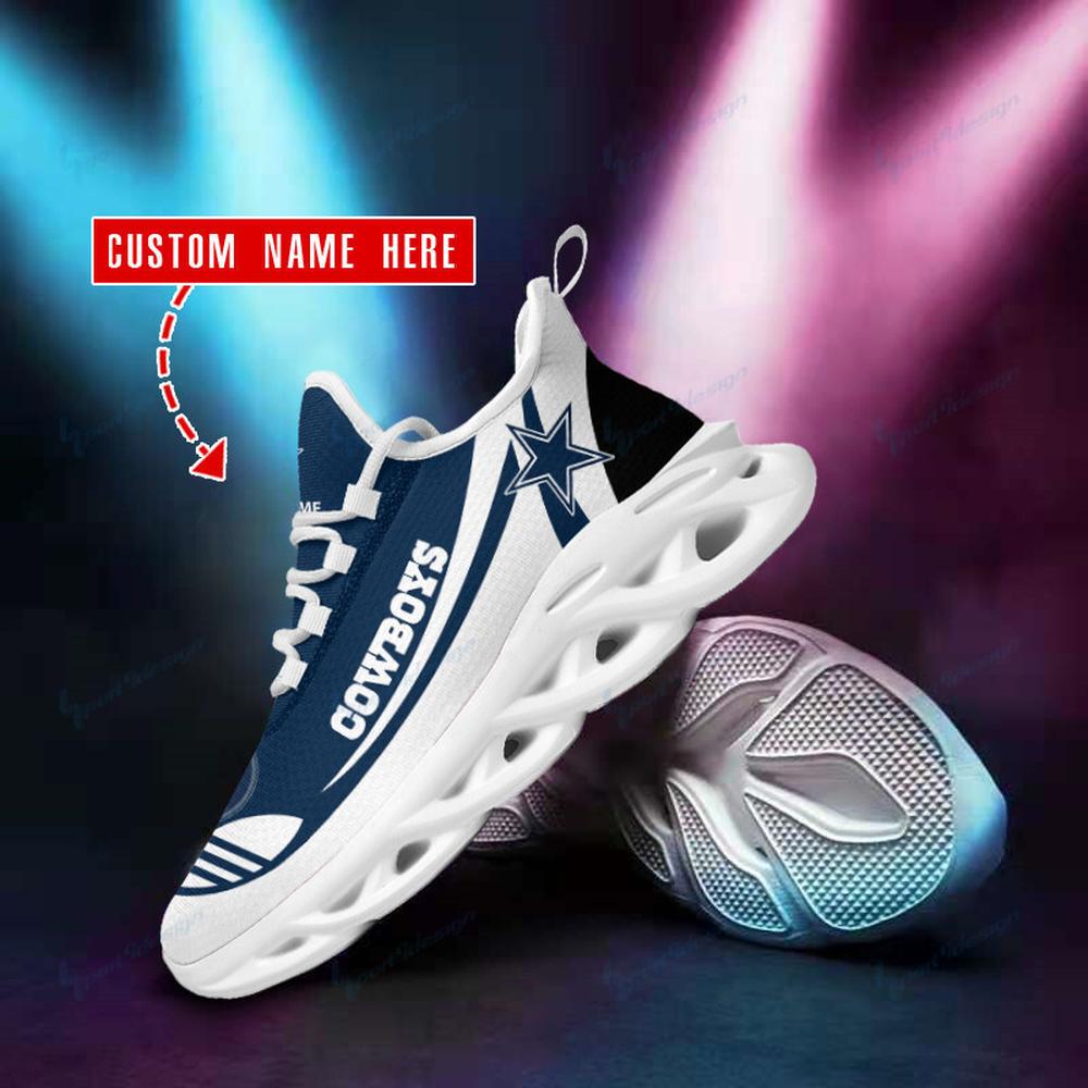 Ideafootwear Dallas Cowboys Max Soul Shoes Sneakers For Men And Women 217
