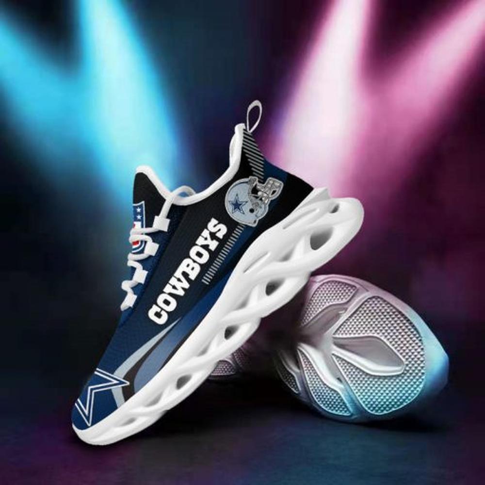 Ideafootwear Dallas Cowboys Max Soul Shoes Sneakers For Men And Women 298