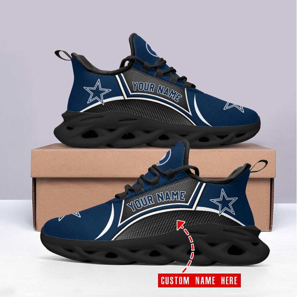 Ideafootwear Dallas Cowboys Max Soul Shoes Sneakers For Men And Women 194