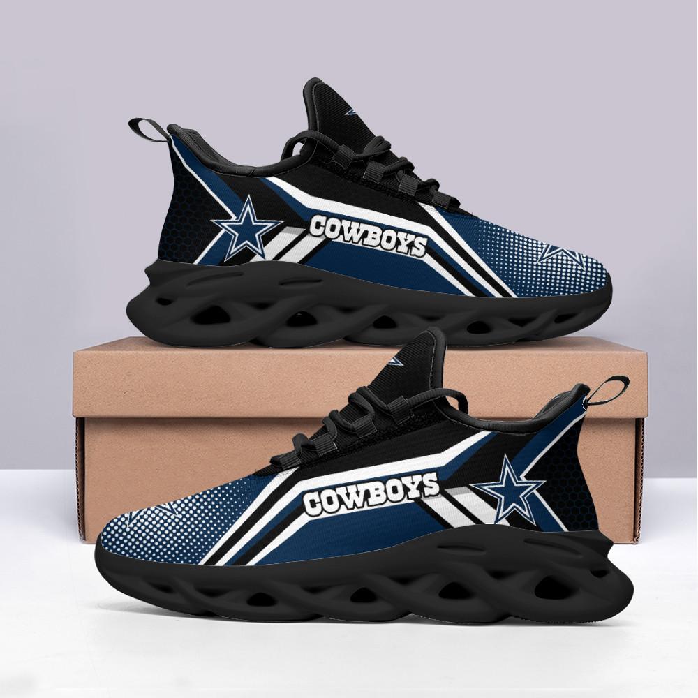 Ideafootwear Dallas Cowboys Max Soul Shoes Sneakers For Men And Women 122