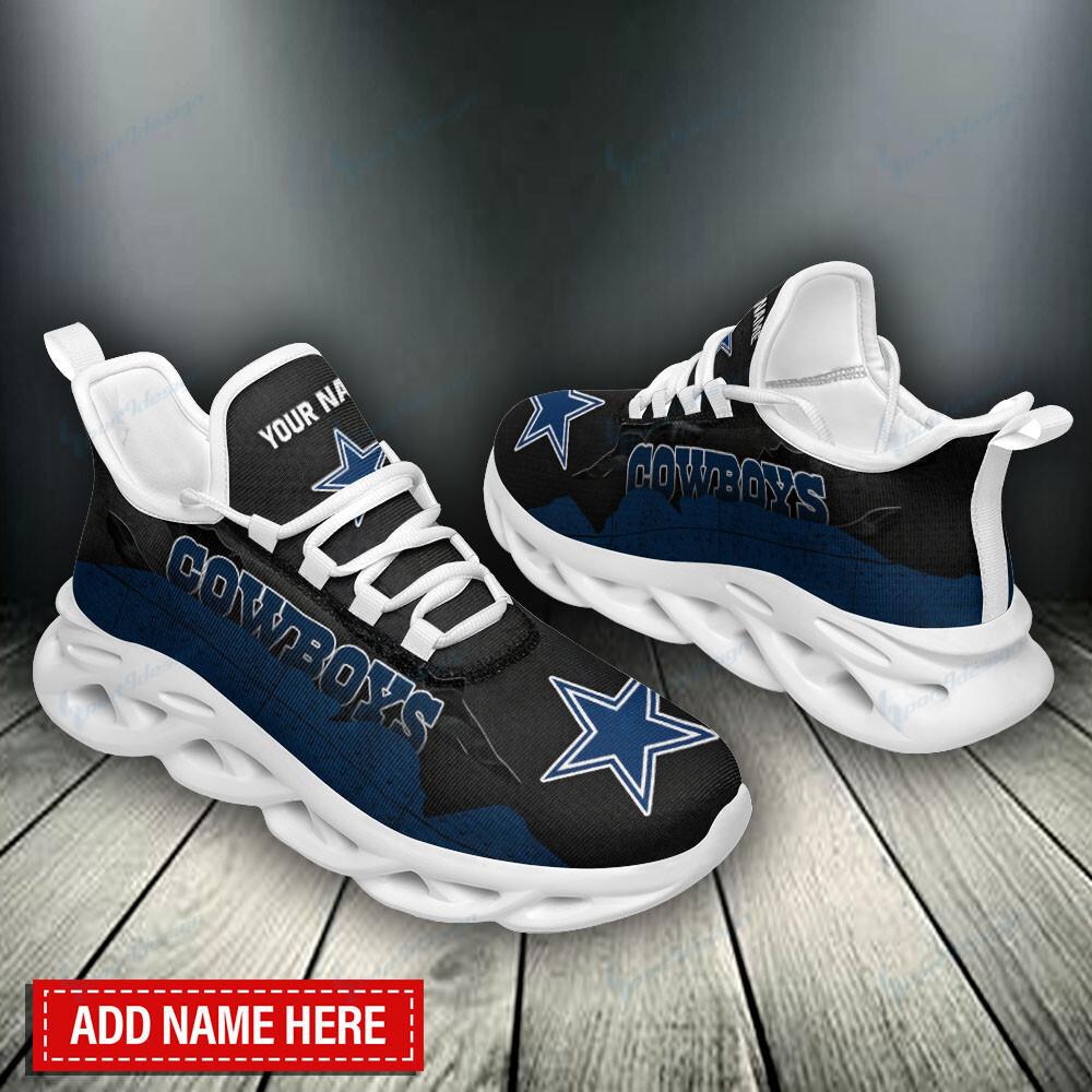 Ideafootwear Dallas Cowboys Max Soul Shoes Sneakers For Men And Women 185