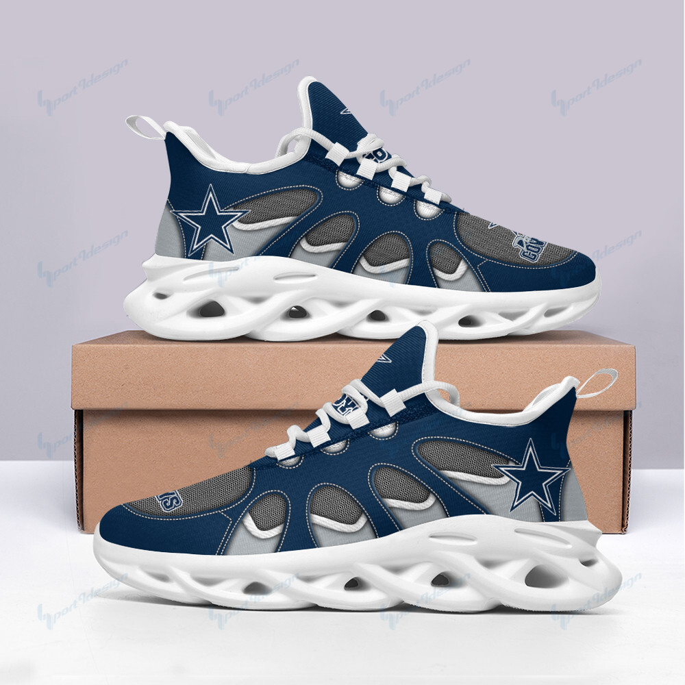 Ideafootwear Dallas Cowboys Max Soul Shoes Sneakers For Men And Women 113