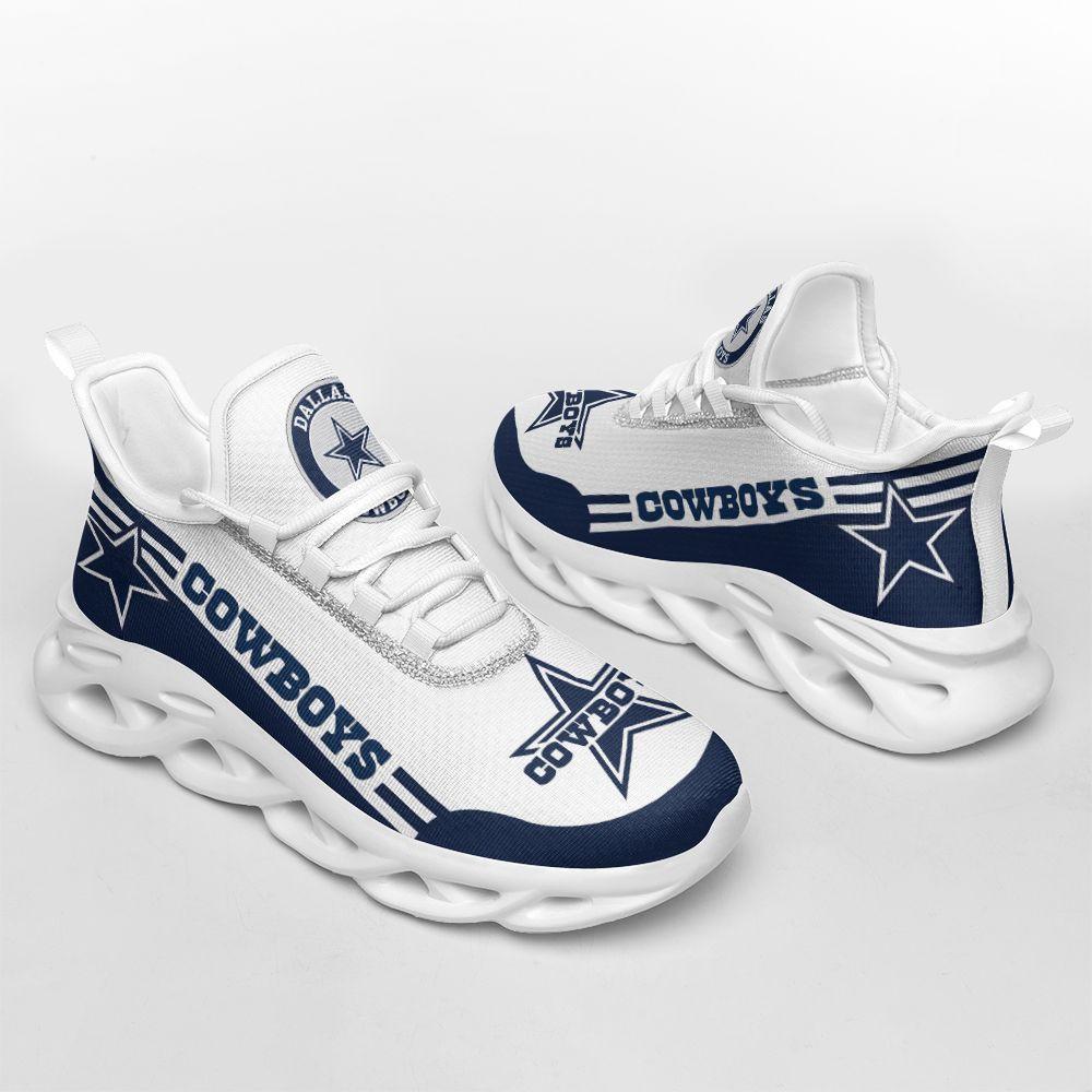 Ideafootwear Dallas Cowboys Max Soul Shoes Sneakers For Men And Women 39