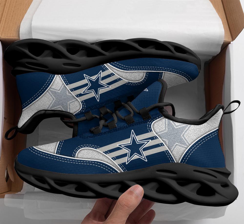Ideafootwear Dallas Cowboys Max Soul Shoes Sneakers For Men And Women 129