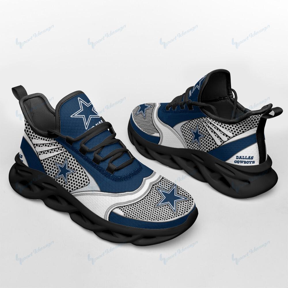 Ideafootwear Dallas Cowboys Max Soul Shoes Sneakers For Men And Women 168
