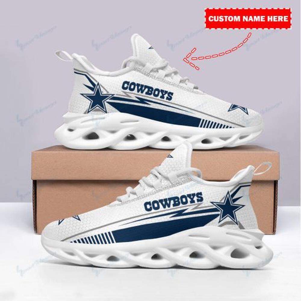 Ideafootwear Dallas Cowboys Max Soul Shoes Sneakers For Men And Women 188