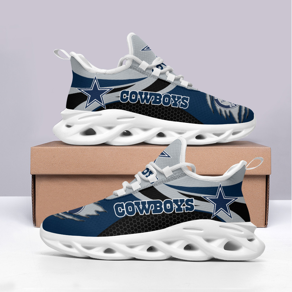 Ideafootwear Dallas Cowboys Max Soul Shoes Sneakers For Men And Women 68