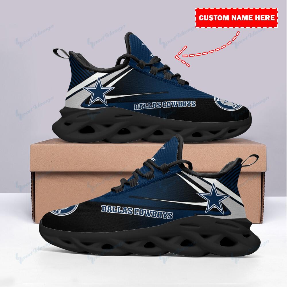 Ideafootwear Dallas Cowboys Max Soul Shoes Sneakers For Men And Women 195