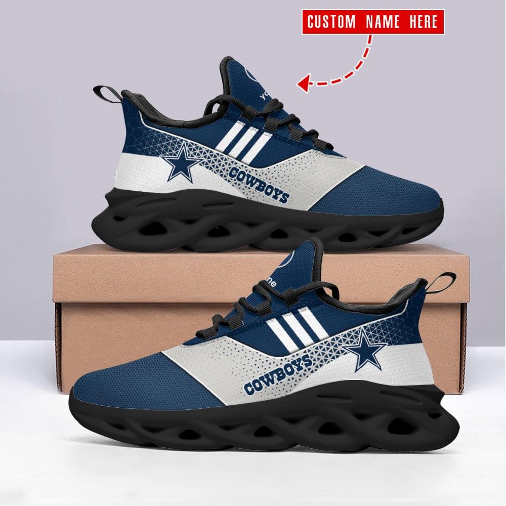 Ideafootwear Dallas Cowboys Max Soul Shoes Sneakers For Men And Women 219