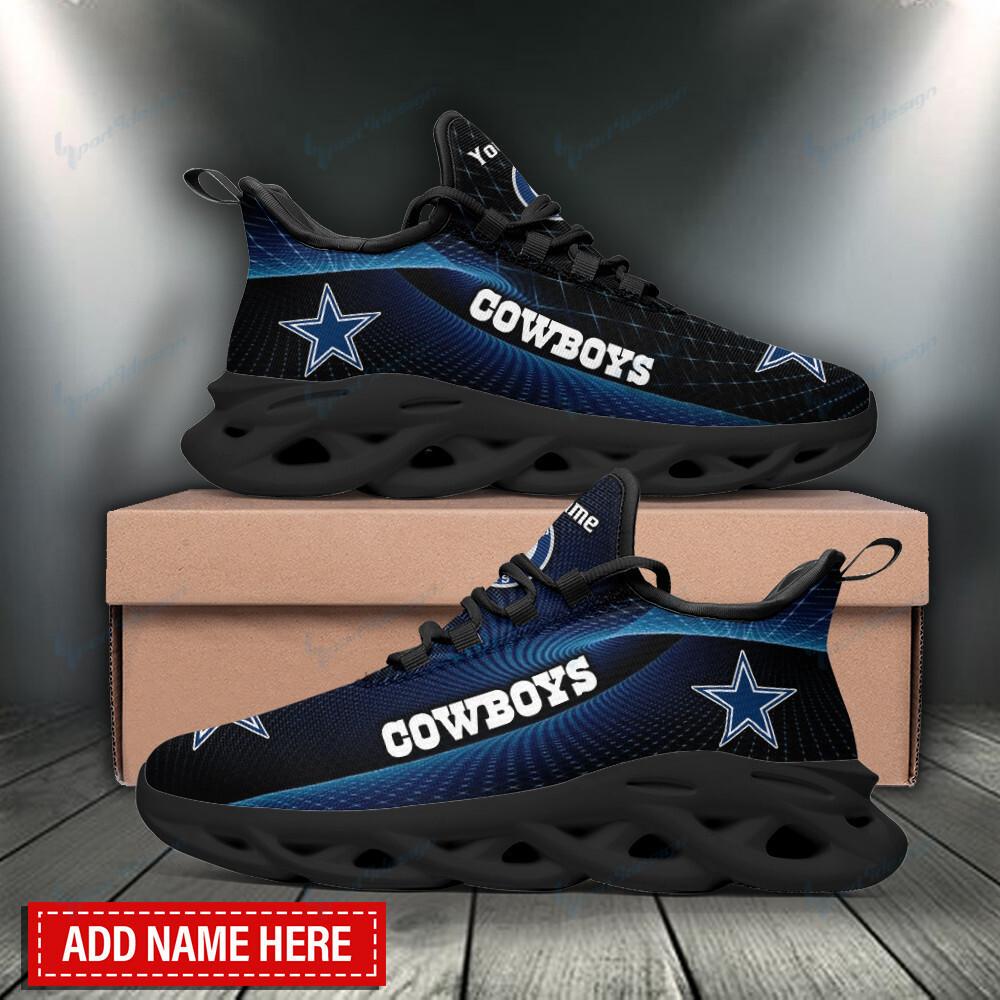 Ideafootwear Dallas Cowboys Max Soul Shoes Sneakers For Men And Women 182