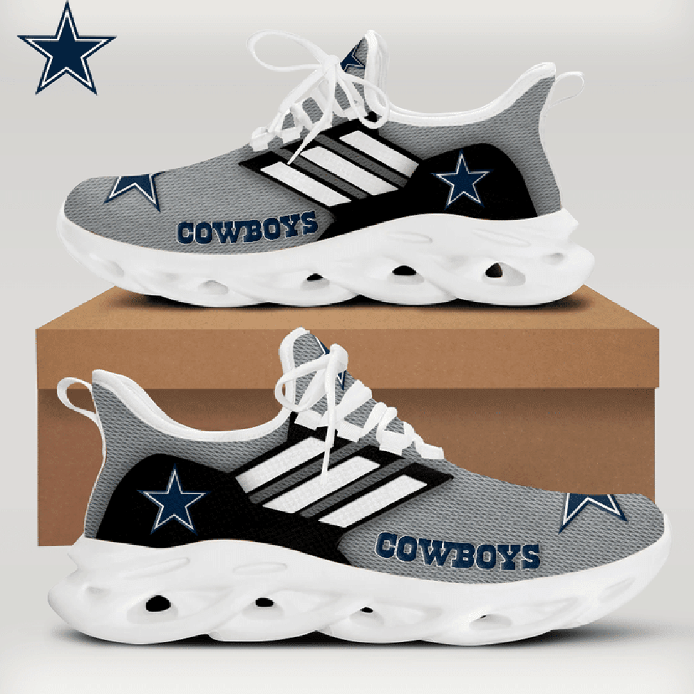 Ideafootwear Dallas Cowboys Max Soul Shoes Sneakers For Men And Women 22