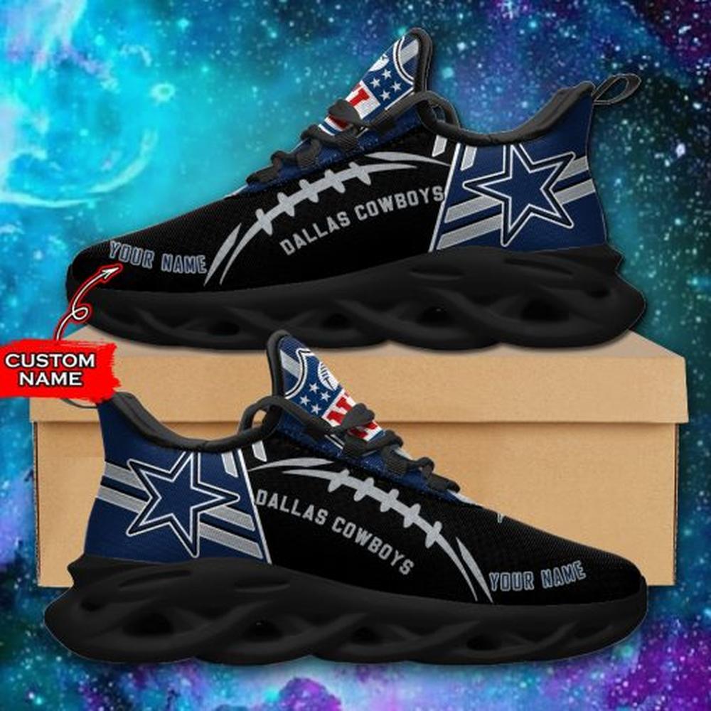 Ideafootwear Dallas Cowboys Max Soul Shoes Sneakers For Men And Women 234
