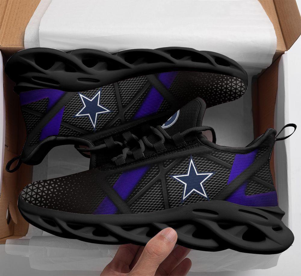 Ideafootwear Dallas Cowboys Max Soul Shoes Sneakers For Men And Women 9