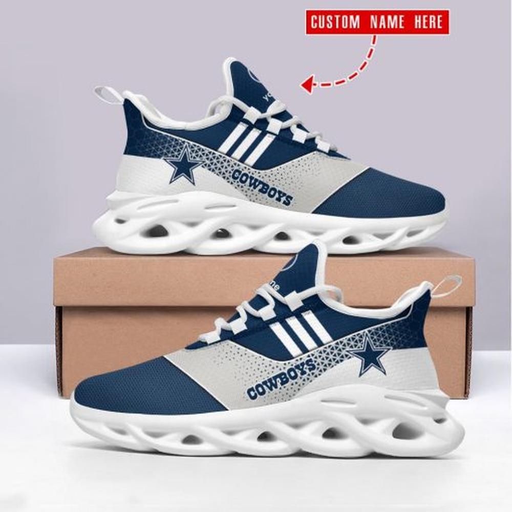 Ideafootwear Dallas Cowboys Max Soul Shoes Sneakers For Men And Women 219