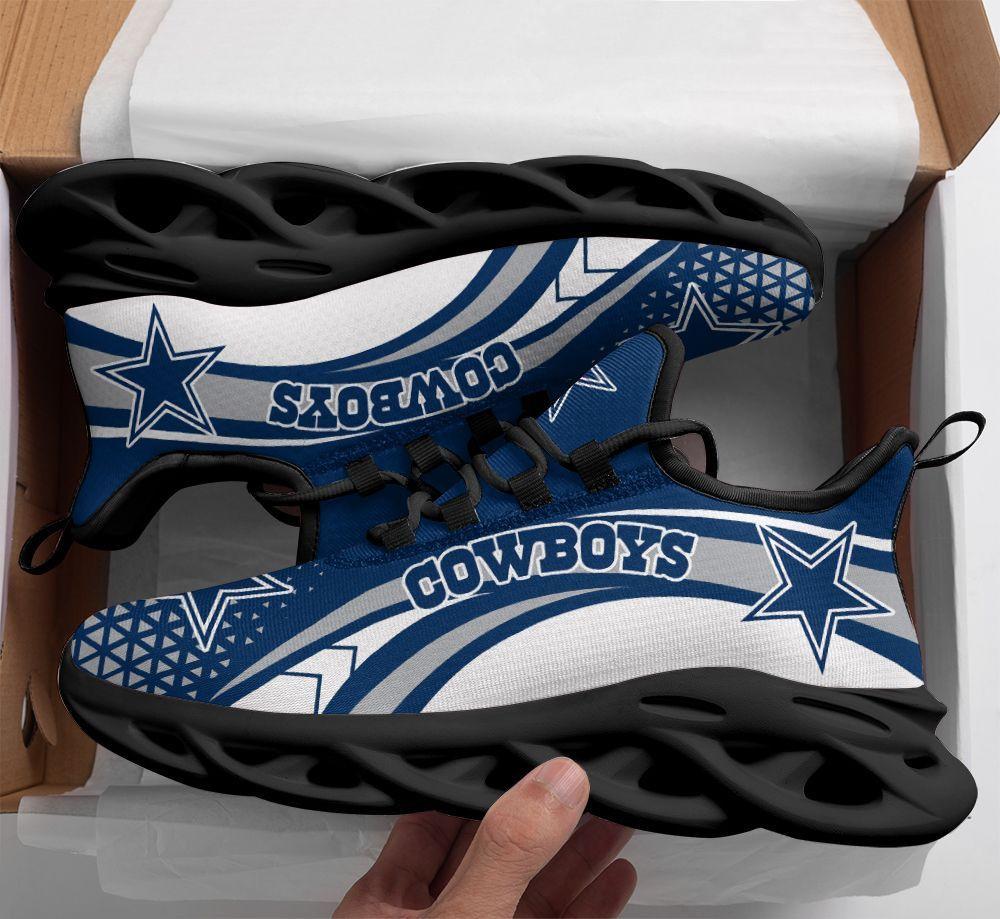 Ideafootwear Dallas Cowboys Max Soul Shoes Sneakers For Men And Women 24