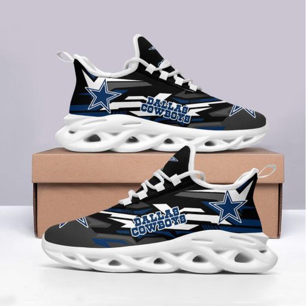 Ideafootwear Dallas Cowboys Max Soul Shoes Sneakers For Men And Women 35
