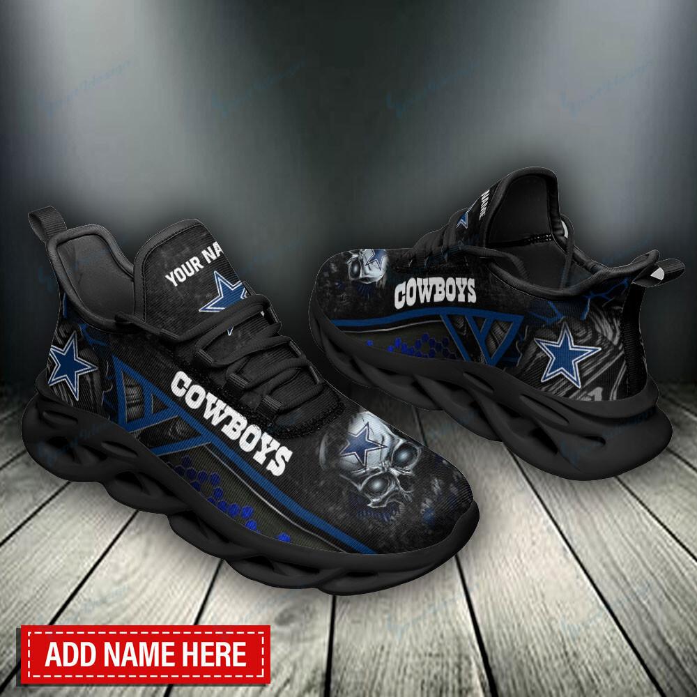 Ideafootwear Dallas Cowboys Max Soul Shoes Sneakers For Men And Women 186