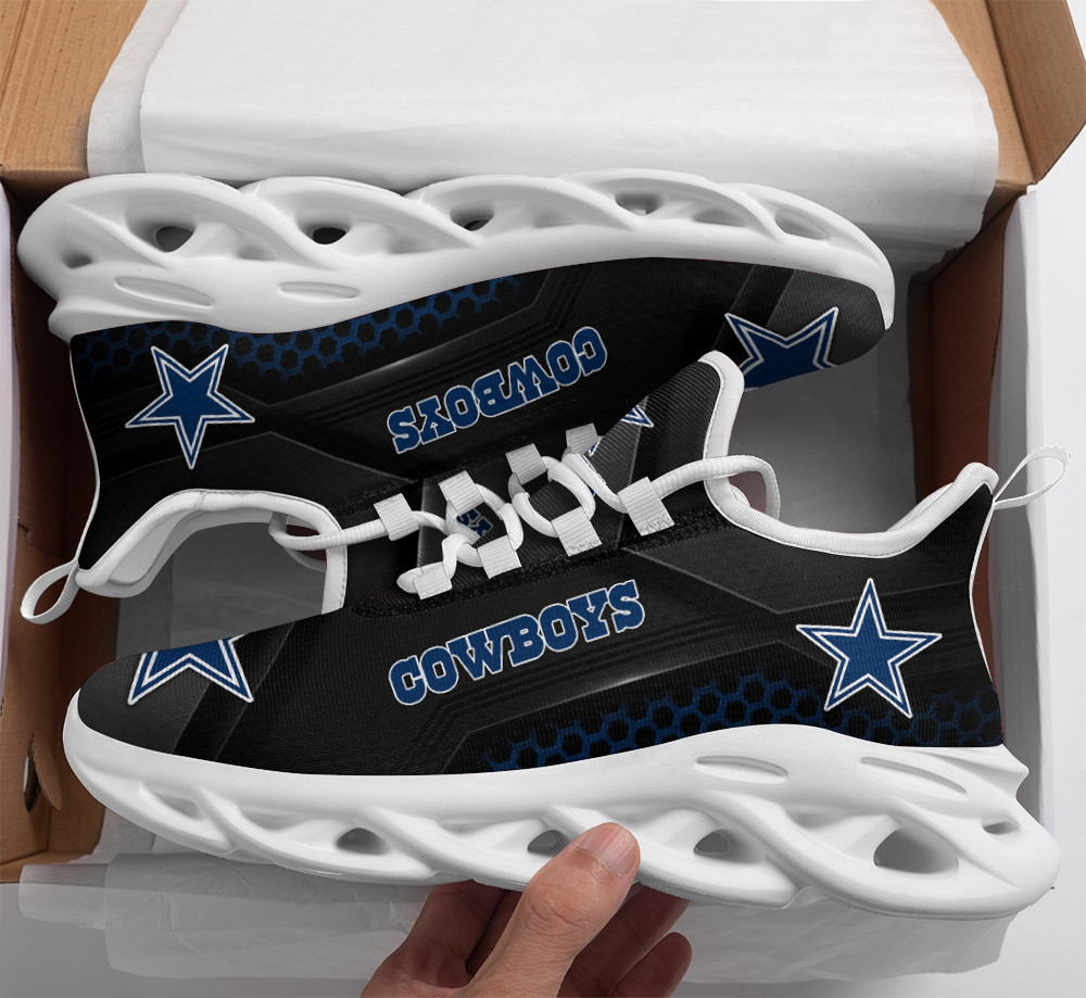 Ideafootwear Dallas Cowboys Max Soul Shoes Sneakers For Men And Women 45