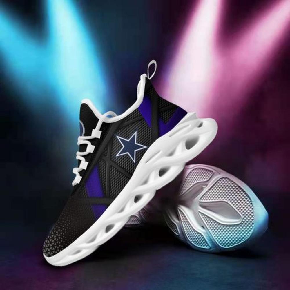 Ideafootwear Dallas Cowboys Max Soul Shoes Sneakers For Men And Women 9