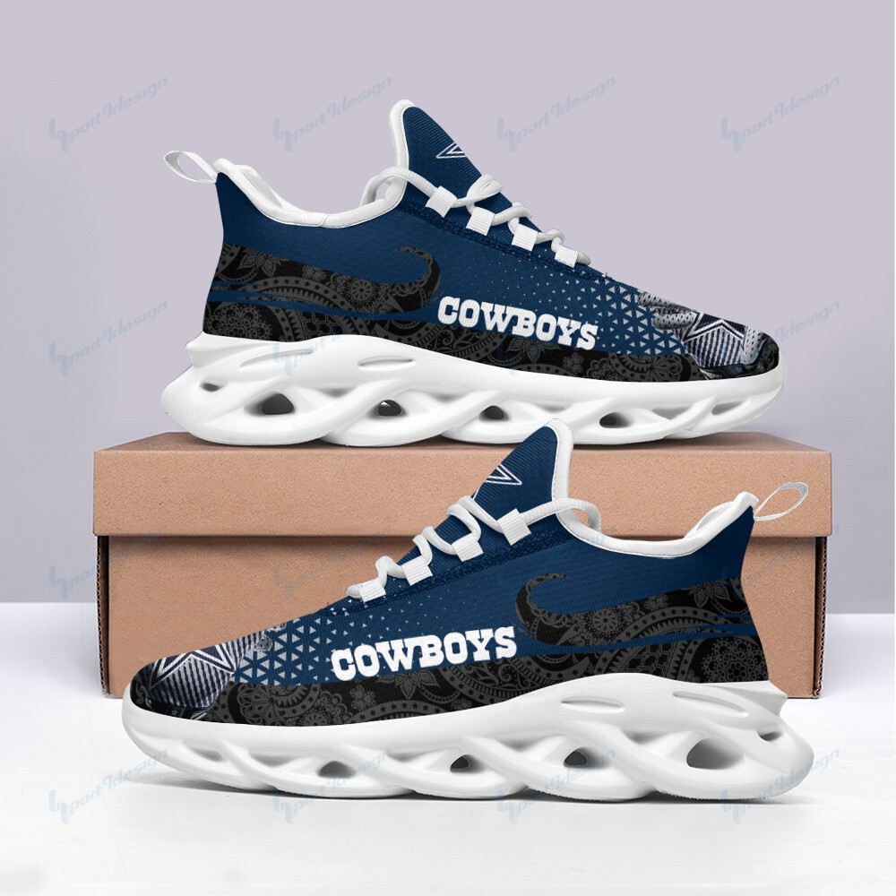 Ideafootwear Dallas Cowboys Max Soul Shoes Sneakers For Men And Women 104