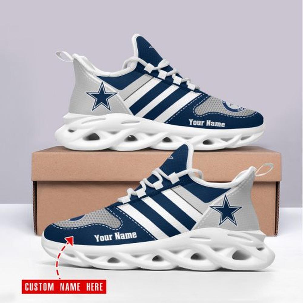 Ideafootwear Dallas Cowboys Max Soul Shoes Sneakers For Men And Women 189