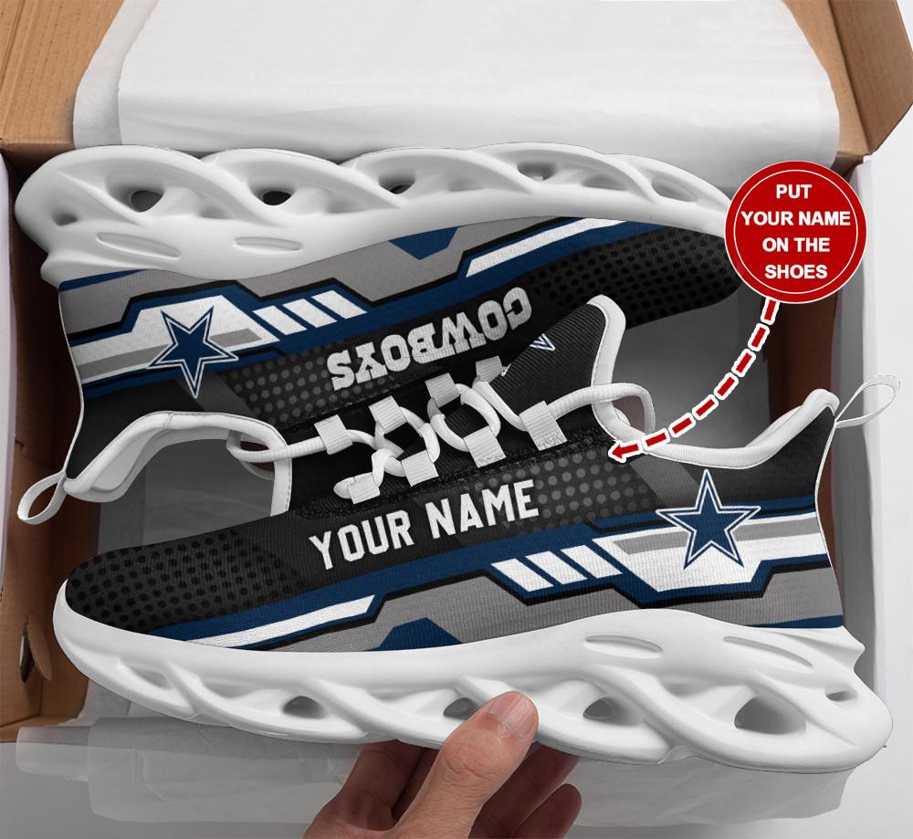 Ideafootwear Dallas Cowboys Max Soul Shoes Sneakers For Men And Women 180