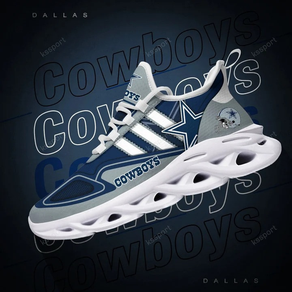 Ideafootwear Dallas Cowboys Max Soul Shoes Sneakers For Men And Women 124