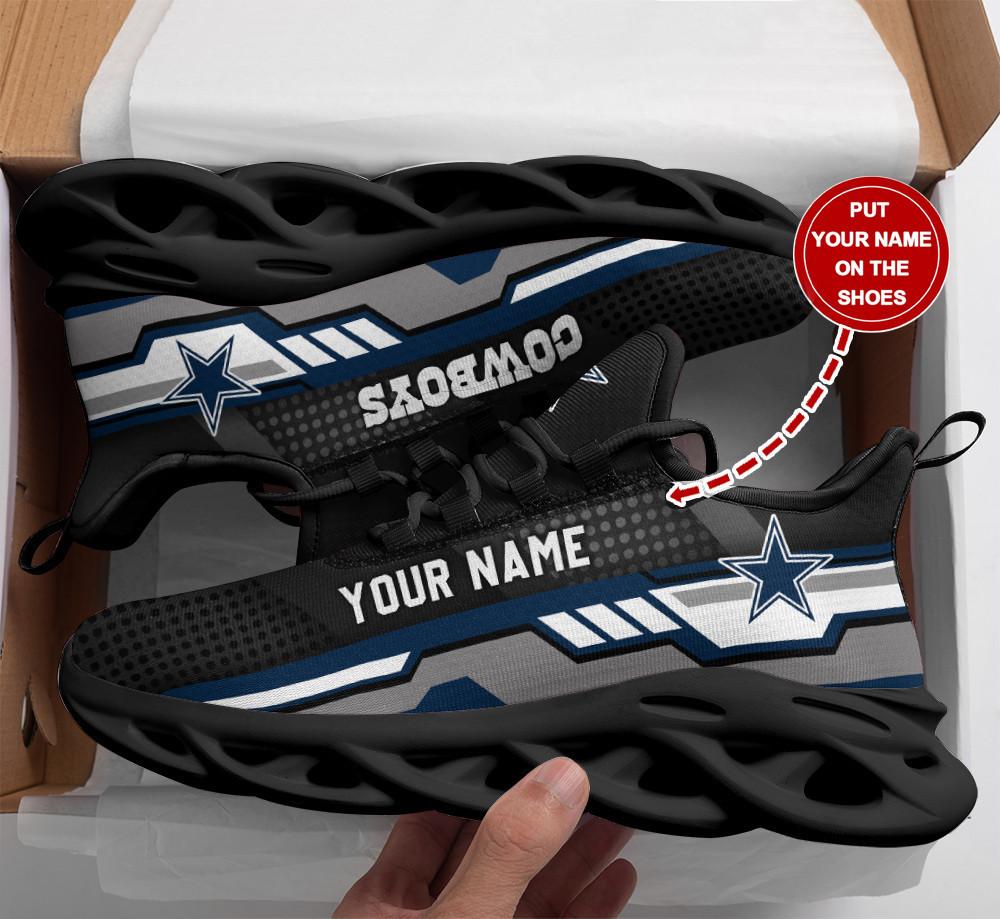 Ideafootwear Dallas Cowboys Max Soul Shoes Sneakers For Men And Women 180