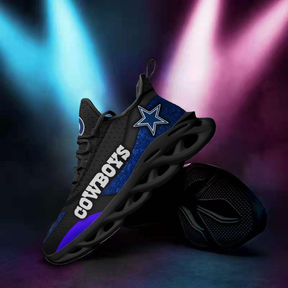 Ideafootwear Dallas Cowboys Max Soul Shoes Sneakers For Men And Women 7