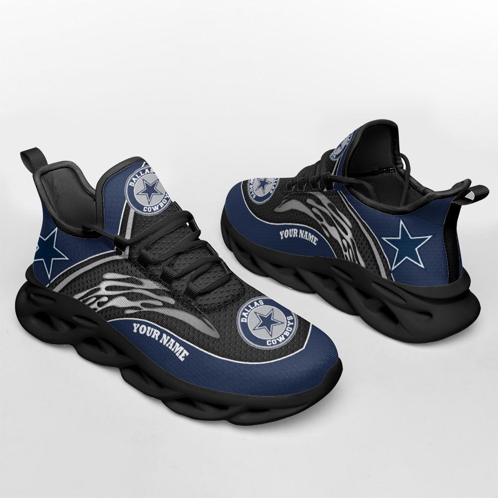 Ideafootwear Dallas Cowboys Max Soul Shoes Sneakers For Men And Women 174