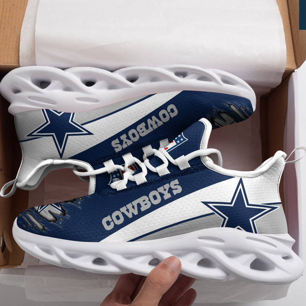 Ideafootwear Dallas Cowboys Max Soul Shoes Sneakers For Men And Women 49