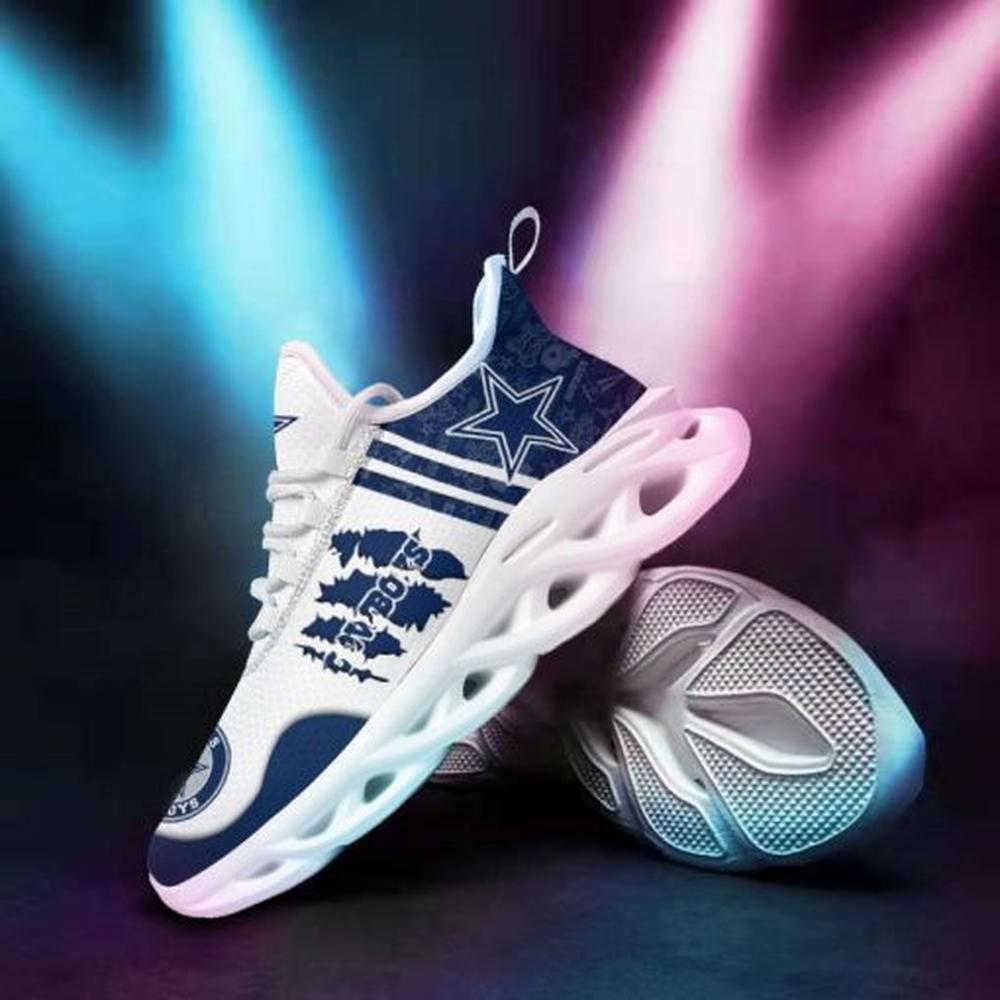 Ideafootwear Dallas Cowboys Max Soul Shoes Sneakers For Men And Women 4