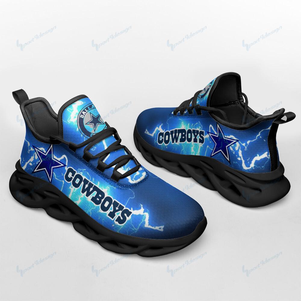 Ideafootwear Dallas Cowboys Max Soul Shoes Sneakers For Men And Women 100
