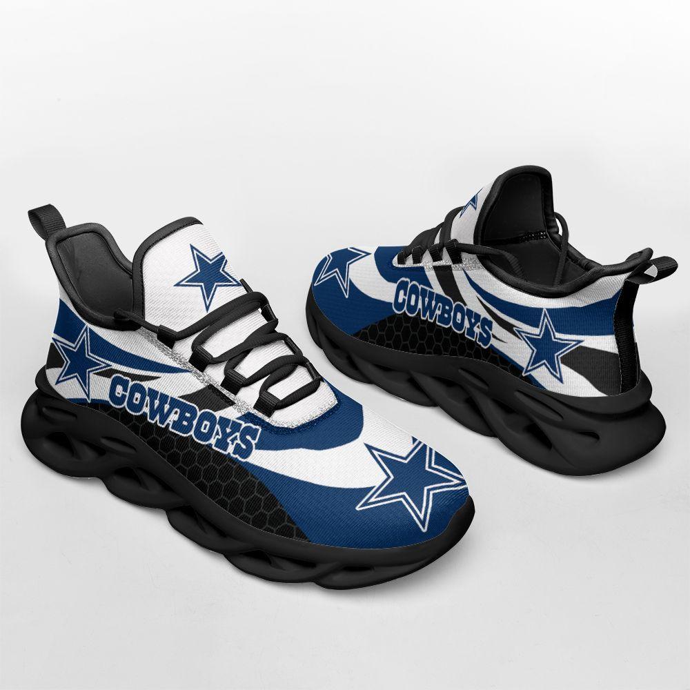 Ideafootwear Dallas Cowboys Max Soul Shoes Sneakers For Men And Women 10