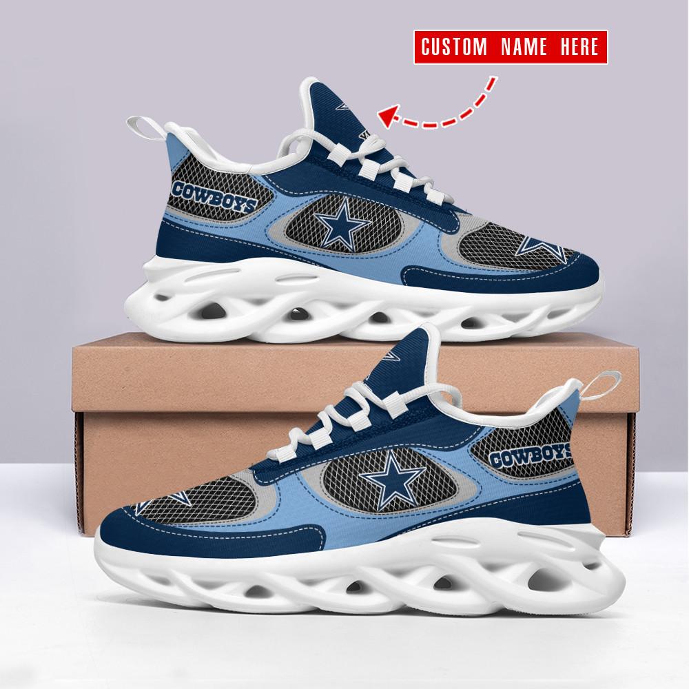 Ideafootwear Dallas Cowboys Max Soul Shoes Sneakers For Men And Women 226