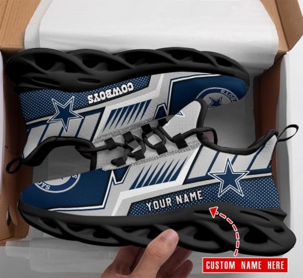 Ideafootwear Dallas Cowboys Max Soul Shoes Sneakers For Men And Women 199
