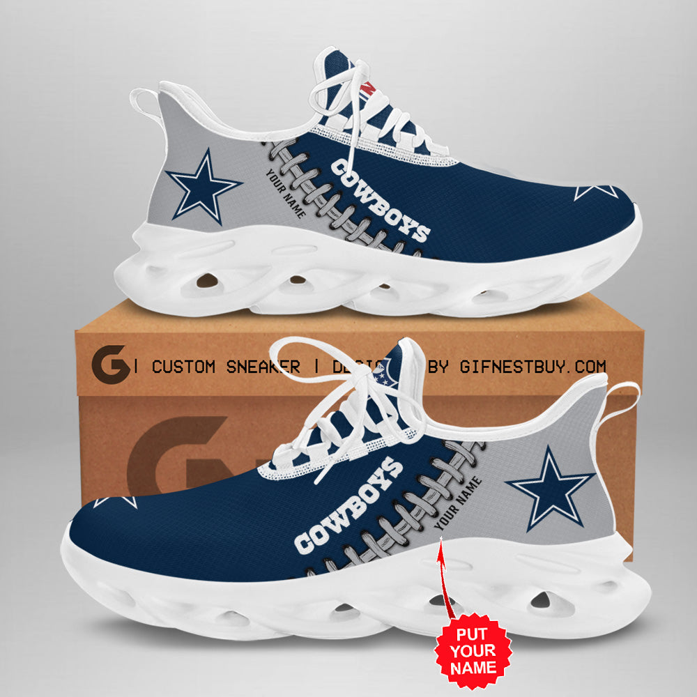Ideafootwear Dallas Cowboys Max Soul Shoes Sneakers For Men And Women 148