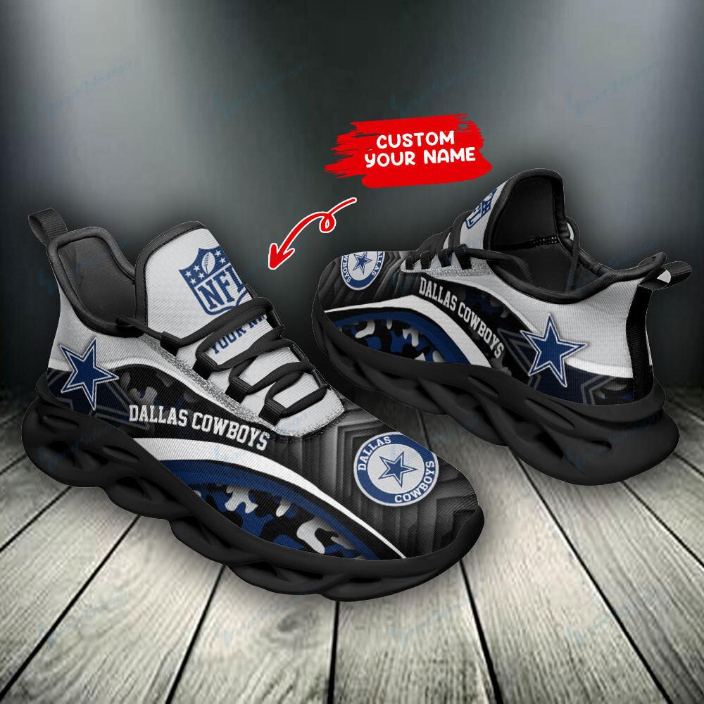 Ideafootwear Dallas Cowboys Max Soul Shoes Sneakers For Men And Women 187