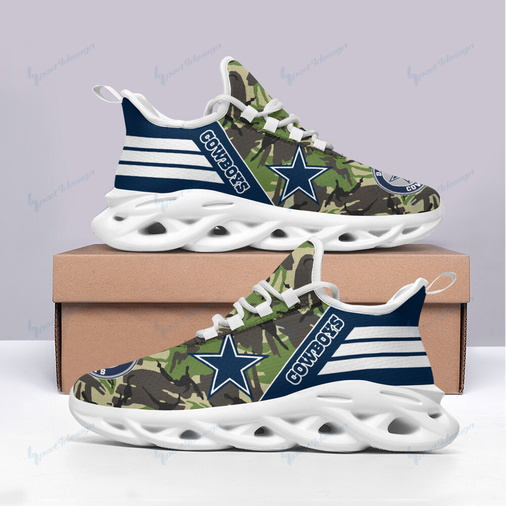 Ideafootwear Dallas Cowboys Max Soul Shoes Sneakers For Men And Women 131