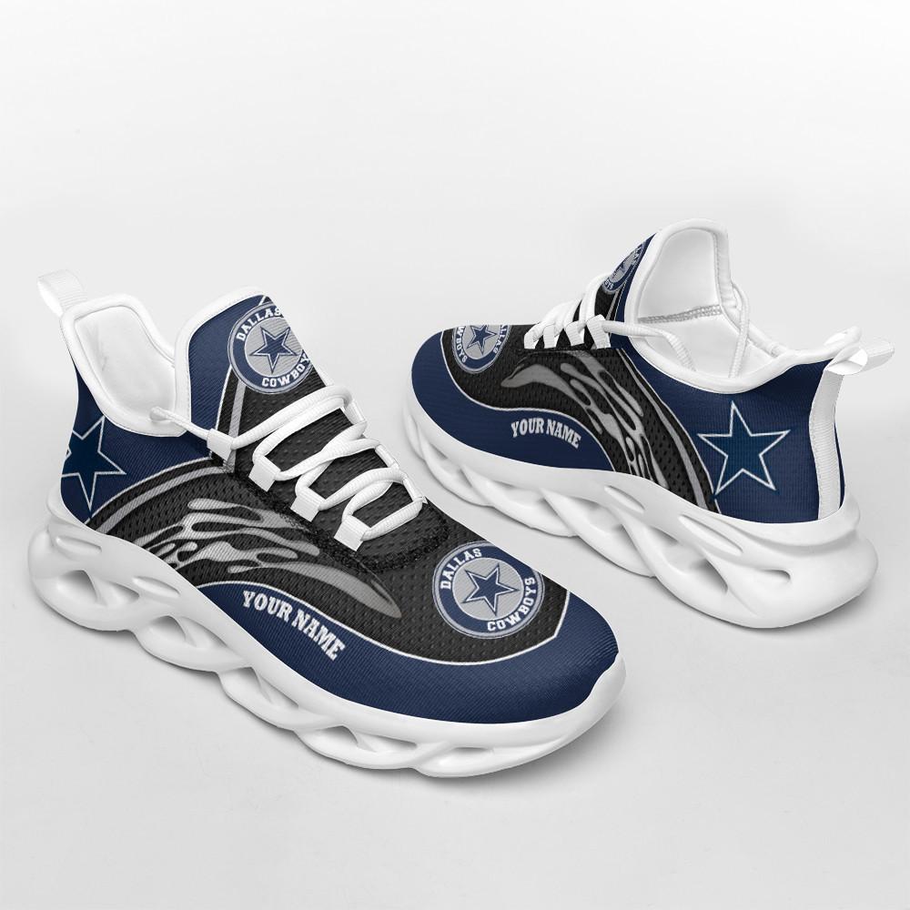 Ideafootwear Dallas Cowboys Max Soul Shoes Sneakers For Men And Women 174
