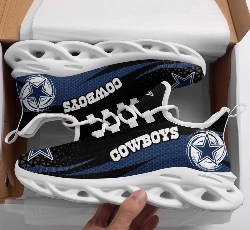 Ideafootwear Dallas Cowboys Max Soul Shoes Sneakers For Men And Women 36