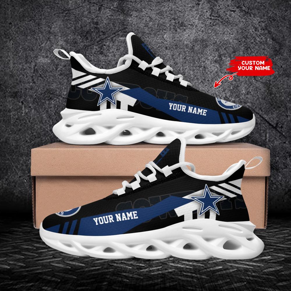 Ideafootwear Dallas Cowboys Max Soul Shoes Sneakers For Men And Women 223