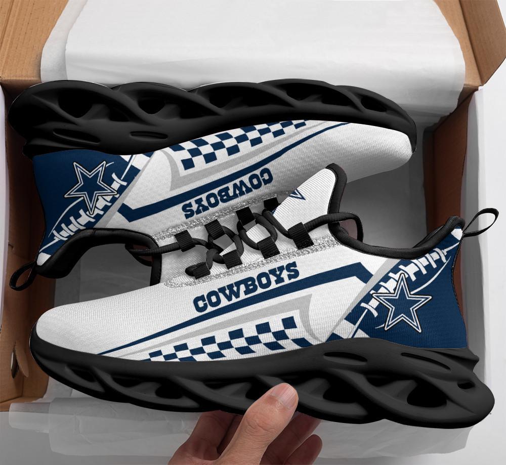 Ideafootwear Dallas Cowboys Max Soul Shoes Sneakers For Men And Women 125