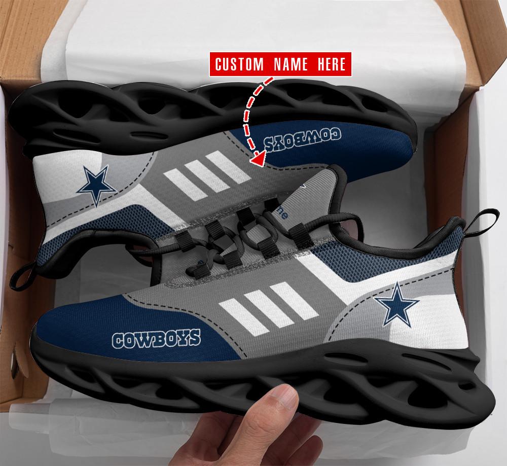 Ideafootwear Dallas Cowboys Max Soul Shoes Sneakers For Men And Women 221
