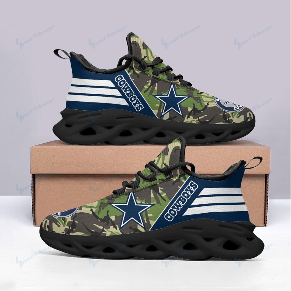 Ideafootwear Dallas Cowboys Max Soul Shoes Sneakers For Men And Women 131