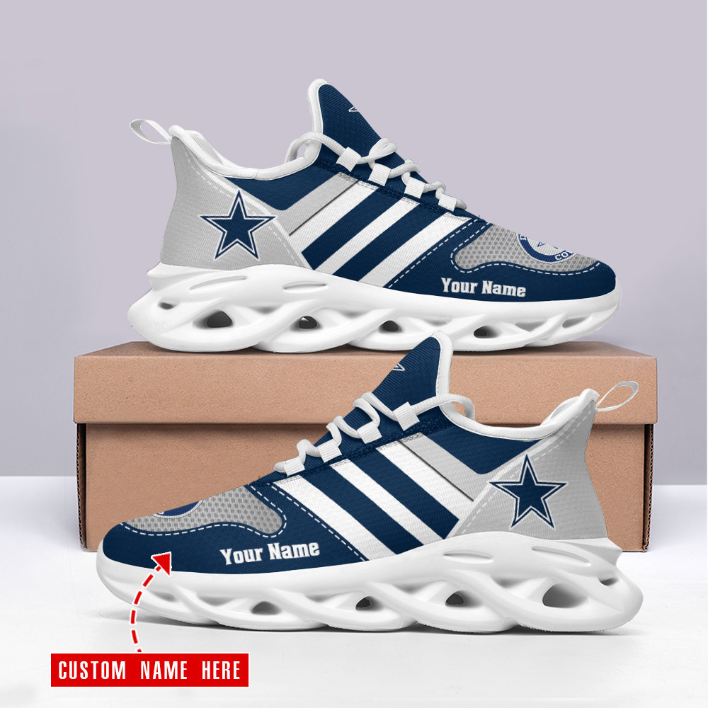 Ideafootwear Dallas Cowboys Max Soul Shoes Sneakers For Men And Women 189